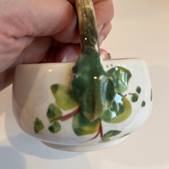 Pair of Hand-Painted Italian Trinket/Snack Dishes - Picture 10 of 11